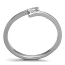 Vintage Engagement Rings TK2121 Stainless Steel Ring with AAA Grade CZ