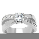 Vintage Engagement Rings TK214 Stainless Steel Ring with AAA Grade CZ