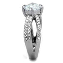 Vintage Engagement Rings TK2165 Stainless Steel Ring with AAA Grade CZ
