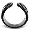 Vintage Engagement Rings TK2166 - Stainless Steel Ring with Crystal