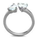 Vintage Engagement Rings TK2167 Stainless Steel Ring with AAA Grade CZ