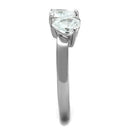 Vintage Engagement Rings TK2167 Stainless Steel Ring with AAA Grade CZ