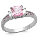 Vintage Engagement Rings TK2169 Stainless Steel Ring with AAA Grade CZ