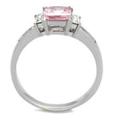 Vintage Engagement Rings TK2169 Stainless Steel Ring with AAA Grade CZ
