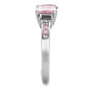 Vintage Engagement Rings TK2169 Stainless Steel Ring with AAA Grade CZ
