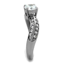 Silver Jewelry Rings Vintage Engagement Rings TK2171 Stainless Steel Ring with AAA Grade CZ Alamode Fashion Jewelry Outlet