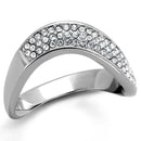 Vintage Engagement Rings TK2181 Stainless Steel Ring with Crystal