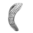 Vintage Engagement Rings TK2181 Stainless Steel Ring with Crystal