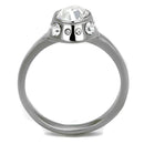 Vintage Engagement Rings TK2183 Stainless Steel Ring with Crystal
