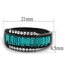 Vintage Engagement Rings TK2190 - Stainless Steel Ring with Crystal