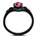 Vintage Engagement Rings TK2192 - Stainless Steel Ring with Crystal