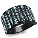 Vintage Engagement Rings TK2198 - Stainless Steel Ring with Crystal