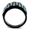 Vintage Engagement Rings TK2198 - Stainless Steel Ring with Crystal