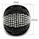 Vintage Engagement Rings TK2200 - Stainless Steel Ring with Crystal