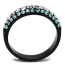 Vintage Engagement Rings TK2205 - Stainless Steel Ring with Crystal