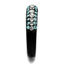 Vintage Engagement Rings TK2205 - Stainless Steel Ring with Crystal
