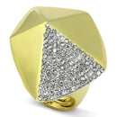 Silver Jewelry Rings Vintage Gold Rings LO3902 Gold+Rhodium Brass Ring with Top Grade Crystal Alamode Fashion Jewelry Outlet