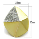 Silver Jewelry Rings Vintage Gold Rings LO3902 Gold+Rhodium Brass Ring with Top Grade Crystal Alamode Fashion Jewelry Outlet