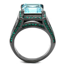 Wedding Ring Sets TK2988 Stainless Steel Ring with Top Grade Crystal