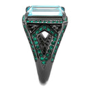 Wedding Ring Sets TK2988 Stainless Steel Ring with Top Grade Crystal