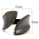 Wedding Rings For Women TK2692 Stainless Steel Ring with Top Grade Crystal