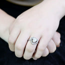 Wedding Rings TK3699 Stainless Steel Ring with AAA Grade CZ