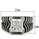 Wedding Rings TK393 Stainless Steel Ring with AAA Grade CZ