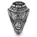 Wedding Rings TK414707 Stainless Steel Ring with Synthetic in Sapphire