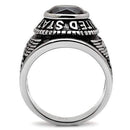 Wedding Rings TK414707 Stainless Steel Ring with Synthetic in Sapphire