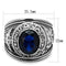Wedding Rings TK414708 Stainless Steel Ring with Synthetic in Sapphire