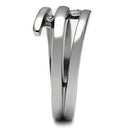 Wedding Rings TK478 Stainless Steel Ring with AAA Grade CZ