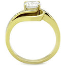 Women's Gold Band Rings TK1701 Two-Tone Gold - Stainless Steel Ring