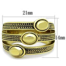 Silver Jewelry Rings Women's Gold Band Rings TK1718 Gold - Stainless Steel Ring with Epoxy Alamode Fashion Jewelry Outlet