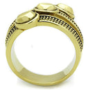 Women's Gold Band Rings TK1718 Gold - Stainless Steel Ring with Epoxy