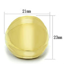 Silver Jewelry Rings Yellow Gold Engagement Rings GL286 Gold - Brass Ring Alamode Fashion Jewelry Outlet