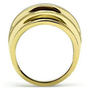 Silver Jewelry Rings Yellow Gold Engagement Rings GL286 Gold - Brass Ring Alamode Fashion Jewelry Outlet