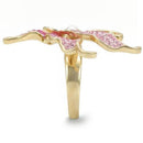 Silver Jewelry Rings Yellow Gold Ring 0W289 Gold Brass Ring with Top Grade Crystal Alamode Fashion Jewelry Outlet