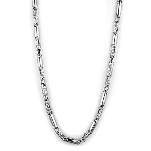 Silver Necklaces Charm Necklace LO3089 Rhodium Brass Necklace with AAA Grade CZ Alamode Fashion Jewelry Outlet