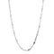 Charm Necklace LO3452 Rhodium Brass Necklace
