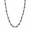 Charm Necklace LO3454 TIN Cobalt Black Brass Necklace