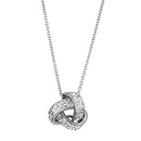 Crystal Necklace 3W408 Rhodium Brass Necklace with Top Grade Crystal