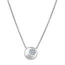 Silver Necklaces Cute Necklaces 3W431 Rhodium Brass Necklace with AAA Grade CZ Alamode Fashion Jewelry Outlet