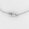Cute Necklaces 3W440 Rhodium Brass Necklace with AAA Grade CZ