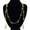 Gold Chain Necklace LO1717 Gold White Metal Necklace with Synthetic