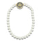 Gold Necklace For Women LO2647 Gold Brass Necklace with Semi-Precious