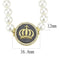 Gold Necklace For Women LO2647 Gold Brass Necklace with Semi-Precious