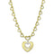 Gold Necklace For Women LO3341 Gold Brass Necklace with AAA Grade CZ