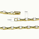 Gold Necklace For Women LO4123 Gold Brass Necklace with AAA Grade CZ