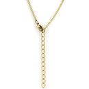 Silver Necklaces Gold Necklace TK2911 Gold - Stainless Steel Necklace with Precious Stone Alamode Fashion Jewelry Outlet