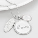 Necklace LO4693 Rhodium+Brushed Brass Necklace with Top Grade Crystal